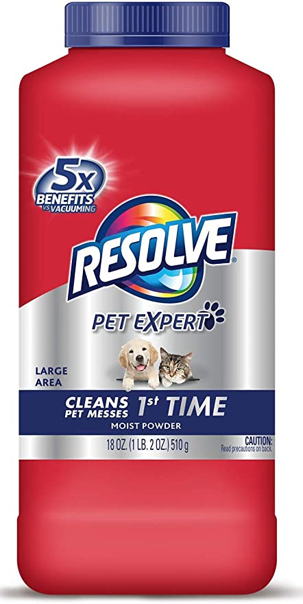 Resolve Pet Expert Wet Powder Carpet Cleaner