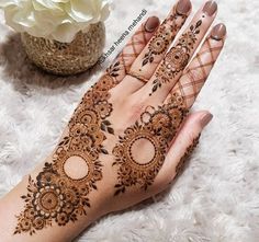 11. Pakistani Full Hand Mehndi Design